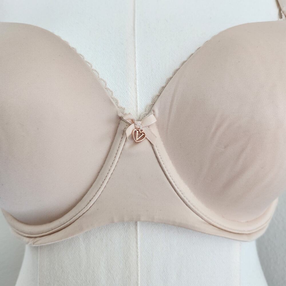 Victoria's Secret Body by Victoria Lined Demi Bra Beige Marzipan 40C - Picture 3 of 6